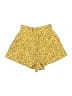 Zimmermann 100% Cotton Animal Print Yellow Shorts Size 4 (0) - photo 1