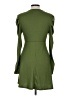 Blue Rain Solid Green Casual Dress Size L - photo 2