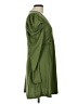Blue Rain Solid Green Casual Dress Size L - photo 4