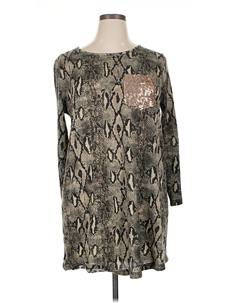 Pre-owned Grace & Emma Casual Dress In Black