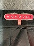 Manoush Solid Black Wool Skirt Size 36 waist - photo 4