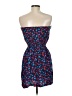 Lob Collection Floral Blue Cocktail Dress Size Med (2) - photo 2