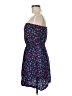 Lob Collection Floral Blue Cocktail Dress Size Med (2) - photo 5