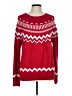 Merokeety Chevron-herringbone Red Pullover Sweater Size L - photo 1