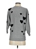PREMISE Hearts Gray Pullover Sweater Size S - photo 2