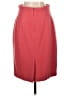 Array 100% Wool Solid Red Casual Skirt Size S (estimated) - photo 2