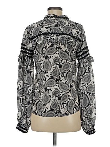 Dodo Bar Or Long Sleeve Silk Top (view 2)