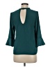 Live 4 Truth 100% Polyester Teal 3/4 Sleeve Blouse Size M - photo 2