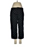 Khakis & Co Polka Dots Black Casual Pants Size 8 - photo 1