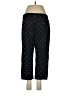 Khakis & Co Polka Dots Black Casual Pants Size 8 - photo 2