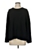 Ella Moss Solid Black Pullover Sweater Size M - photo 1