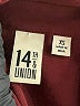 14th & Union 100% Polyester Burgundy Long Sleeve Blouse Size XS - photo 7