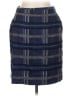 Akris Punto Plaid Blue Formal Skirt Size 8 - photo 1