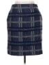 Akris Punto Plaid Blue Formal Skirt Size 8 - photo 2