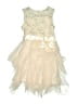 Lilt 100% Polyester Ivory Dress Size 10 - photo 1