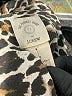 J.Crew Animal Print Brown Long Sleeve Blouse Size 2 - photo 7