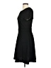 Elle Solid Black Casual Dress Size S - photo 5
