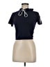 Assorted Brands 100% Polyester Blue Short Sleeve Turtleneck Size M - photo 1