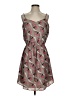 Apt. 9 100% Polyester Paisley Gray Casual Dress Size S - photo 1