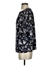 Ann Taylor LOFT 100% Rayon Black Blue 3/4 Sleeve Blouse Size XS - photo 5