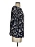 Ann Taylor LOFT 100% Rayon Black Blue 3/4 Sleeve Blouse Size XS - photo 4