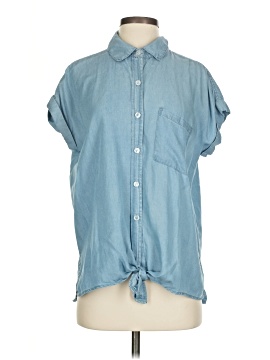 Hem & Thread Short Sleeve Button Down Shirt