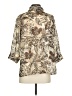 BonWorth 100% Polyester Animal Print Gold 3/4 Sleeve Blouse Size S (petite) - photo 2