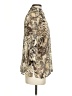 BonWorth 100% Polyester Animal Print Gold 3/4 Sleeve Blouse Size S (petite) - photo 4