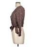O'Neill 100% Viscose Brown Long Sleeve Blouse Size M - photo 5