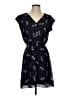 Madewell 100% Polyester Floral Black Casual Dress Size 0 - photo 1