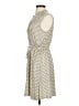 Robert Louis Print Tan Casual Dress Size S - photo 5