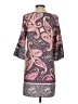 Glam 100% Polyester Paisley Purple Casual Dress Size S - photo 2