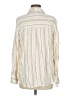 Be Cool Stripes Ivory Long Sleeve Button-Down Shirt Size Med - Lg - photo 2