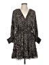 Lovestitch 100% Polyester Animal Print Brown Casual Dress Size M - photo 1