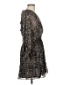 Lovestitch 100% Polyester Animal Print Brown Casual Dress Size M - photo 4