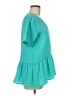 Caramela 100% Polyester Teal Short Sleeve Blouse Size M - photo 4