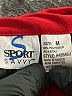 Sport Savvy 100% Polyester Stars Red Track Jacket Size M - photo 6
