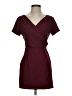 Assorted Brands 100% Polyester Solid Burgundy Casual Dress Size XS - photo 1