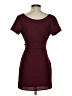 Assorted Brands 100% Polyester Solid Burgundy Casual Dress Size XS - photo 2