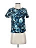 Dorothy Perkins Blue Short Sleeve Top Size 4 - photo 1