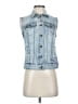 Merona Blue Denim Vest Size XS - photo 1
