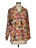 Assorted Brands Floral Brown Long Sleeve Blouse Size S - photo 1