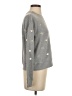 Marled Stars Gray Pullover Sweater Size S - photo 4