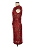 Kay Unger Paisley Red Cocktail Dress Size 8 - photo 5