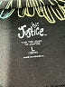 Justice Floral Black Casual Pants Size L (kids) - photo 3