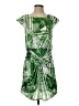 Aryn K. 100% Polyester Graphic Green Casual Dress Size S - photo 1