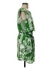 Aryn K. 100% Polyester Graphic Green Casual Dress Size S - photo 4