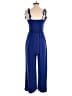Caracilia Solid Blue Jumpsuit Size S - photo 2