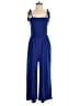 Caracilia Solid Blue Jumpsuit Size S - photo 1
