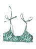 Unbranded Polka Dots Green Swimsuit Top Size M - photo 1